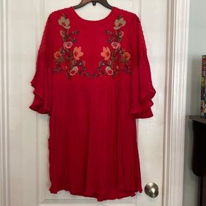Umgee Size S red dress or tunic